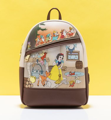 Loungefly Disney Snow White And The Seven Dwarfs Scene Mini Backpack Loungefly Disney Snow White And The Seven Dwarfs Scene Mini Backpack