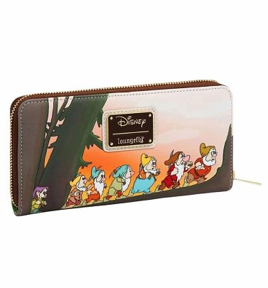 Loungefly Disney Snow White And The Seven Dwarfs Scene Zip Around Wallet Loungefly Disney Snow White And The Seven Dwarfs Scene Zip Around Wallet