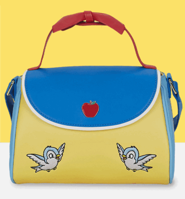 Loungefly Disney Snow White Cosplay Bow Crossbody Bag