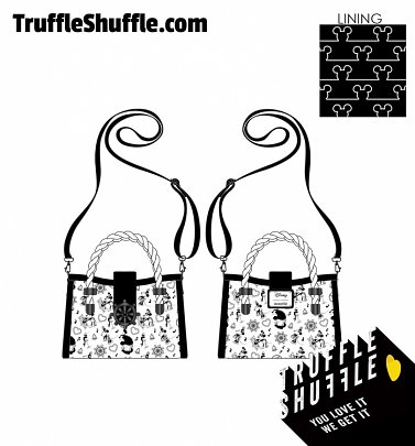 Loungefly Disney Steamboat Willie Music Cruise Crossbody Bag Loungefly Disney Steamboat Willie Music Cruise Crossbody Bag