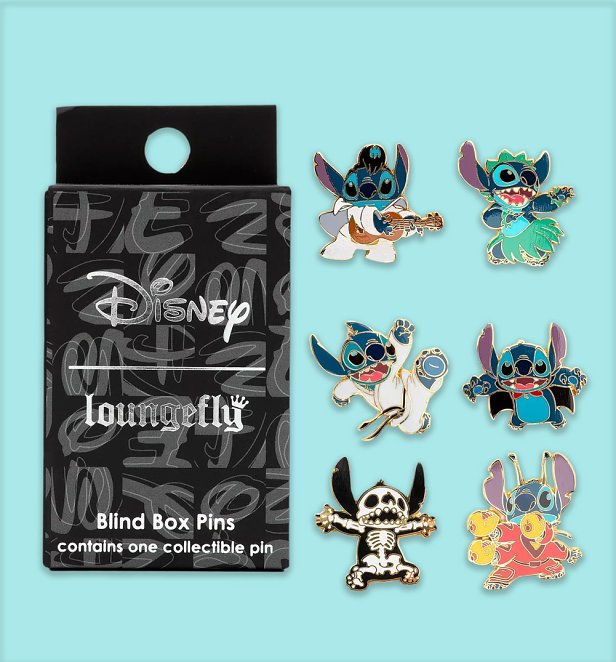 Loungefly Disney Stitch Dress Up Blind Box Pin Loungefly Disney Stitch Dress Up Blind Box Pin