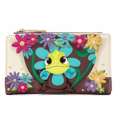 Loungefly Disney Tangled Pascal Flower Flap Wallet Loungefly Disney Tangled Pascal Flower Flap Wallet