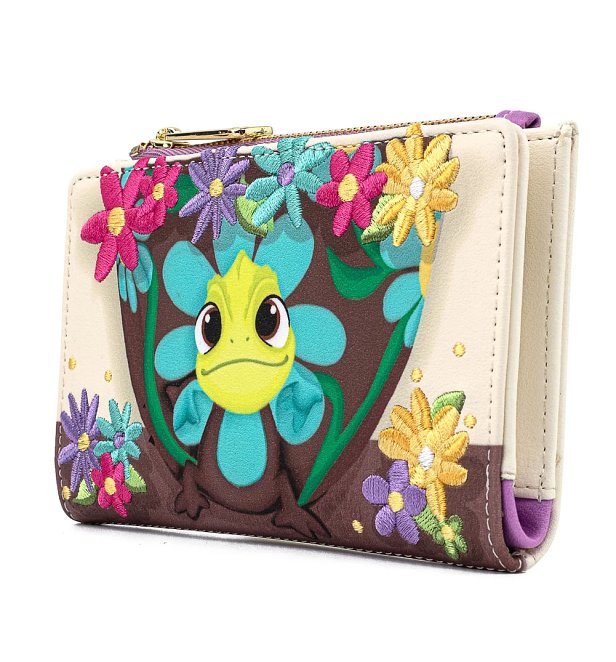 Loungefly Disney Tangled Pascal Flower Flap Wallet