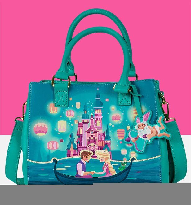 Loungefly Disney Tangled Princess Castle Crossbody Bag