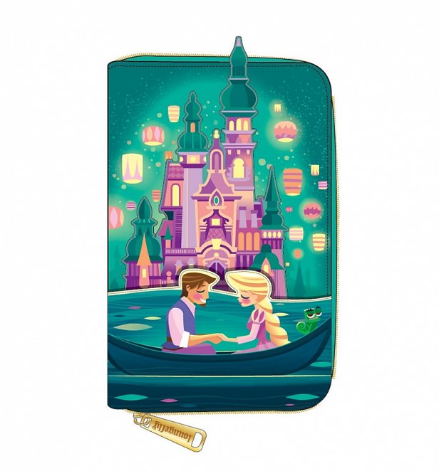 Loungefly Disney Tangled Princess Castle Zip Around Wallet