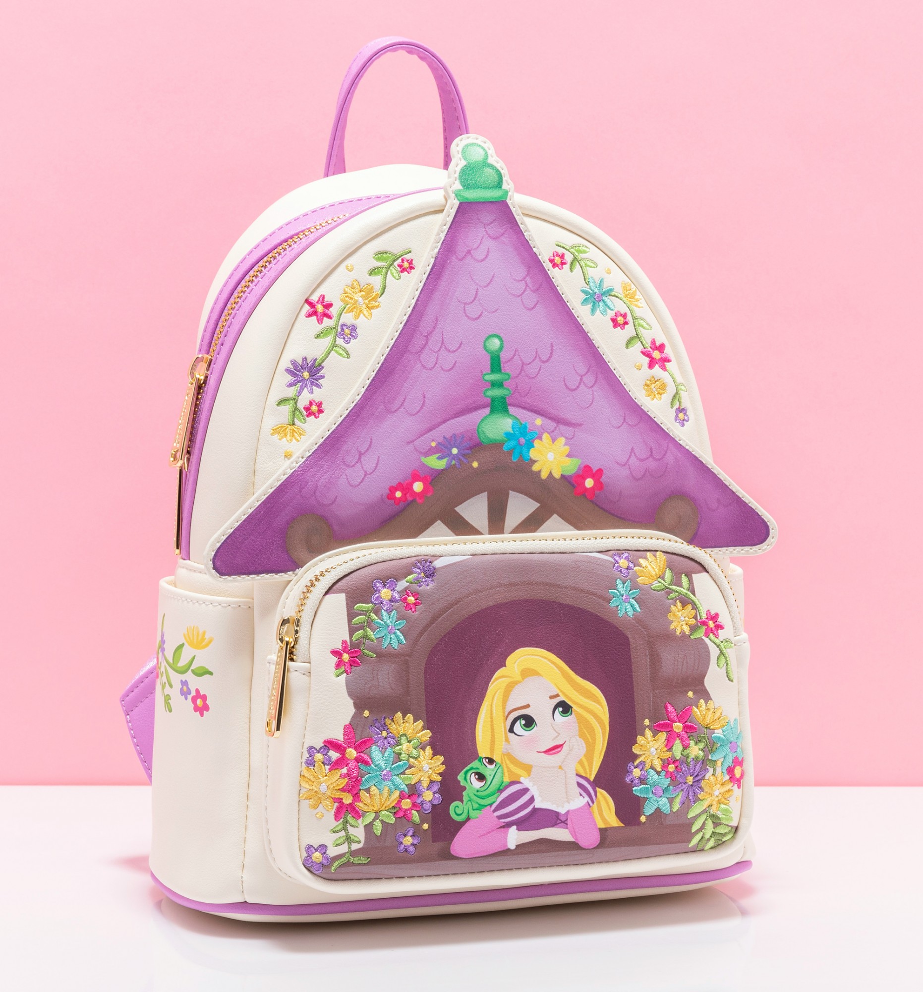 Loungefly Disney Tangled Tower Scene Mini Backpack