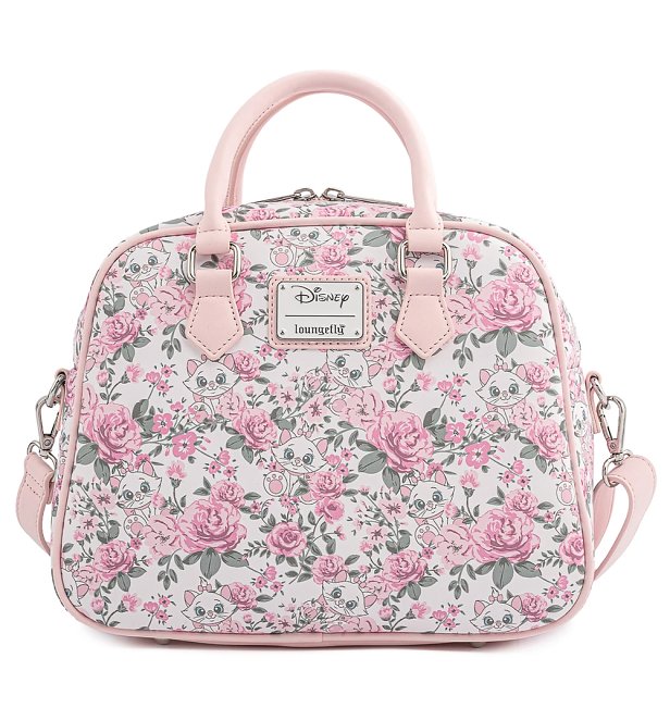 Loungefly Disney The Aristocats Marie Floral All Over Print Crossbody Bag Loungefly Disney The Aristocats Marie Floral All Over Print Crossbody Bag