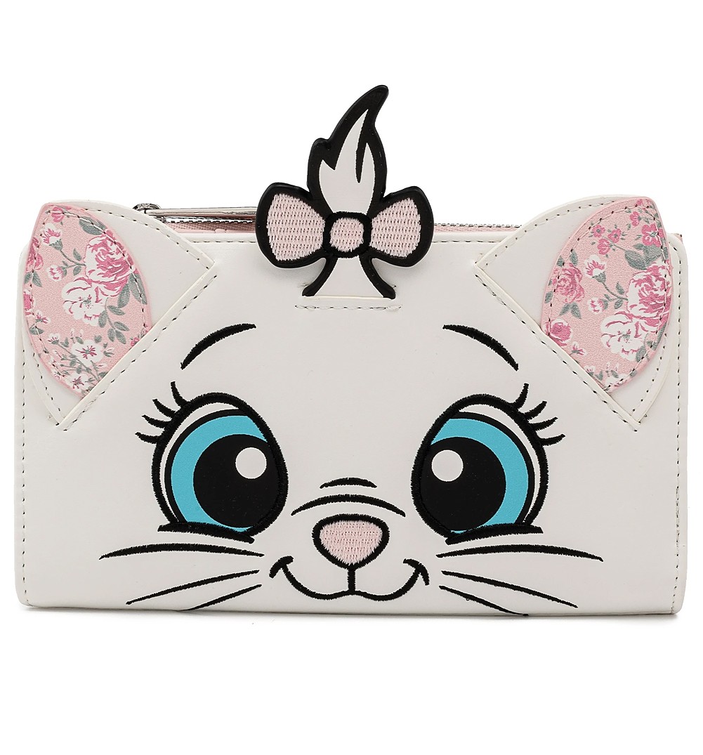 Loungefly Disney The Aristocats Marie Floral Face Flap Wallet
