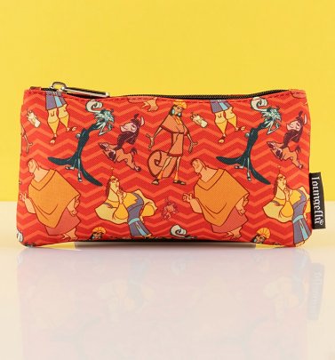 Loungefly Disney The Emperor's New Groove All Over Print Nylon Pouch Loungefly Disney The Emperor's New Groove All Over Print Nylon Pouch
