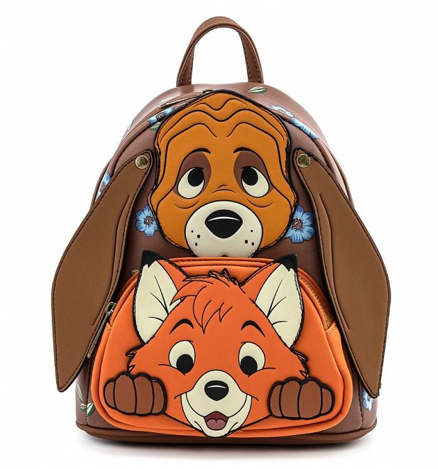 Loungefly Disney The Fox And The Hound Tod And Copper Cosplay Mini Backpack