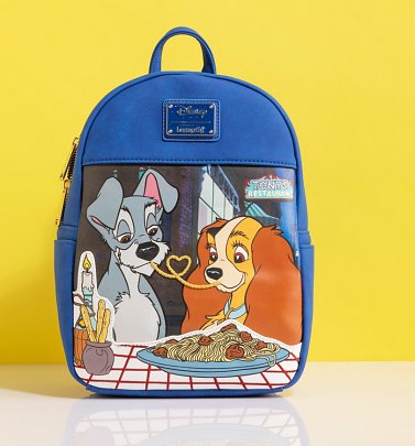 Loungefly Disney The Lady and The Tramp Mini Backpack Loungefly Disney The Lady and The Tramp Mini Backpack