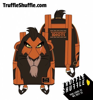 Loungefly Disney The Lion King Scar Cosplay Mini Backpack Loungefly Disney The Lion King Scar Cosplay Mini Backpack