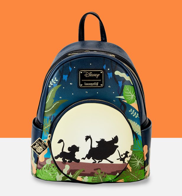 Loungefly Disney The Lion King 30th Anniversary Hakuna Matata Silhouette Mini Backpack