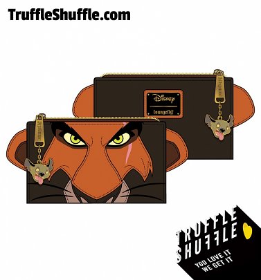 Loungefly Disney The Lion King Scar Cosplay Flap Wallet Loungefly Disney The Lion King Scar Cosplay Flap Wallet