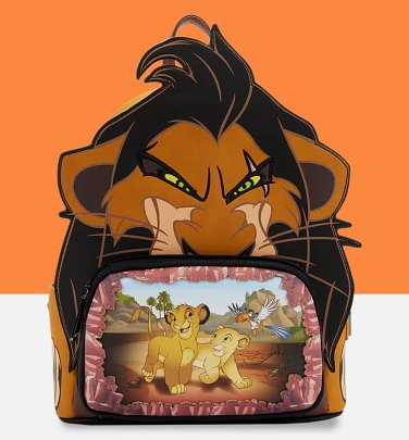 Loungefly Disney The Lion King Villains Scene Scar Mini Backpack