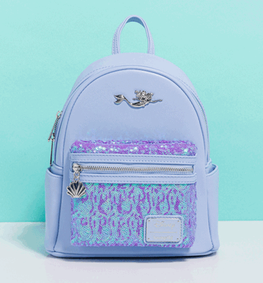 Loungefly Disney The Little Mermaid Ariel Sequin Mini Backpack