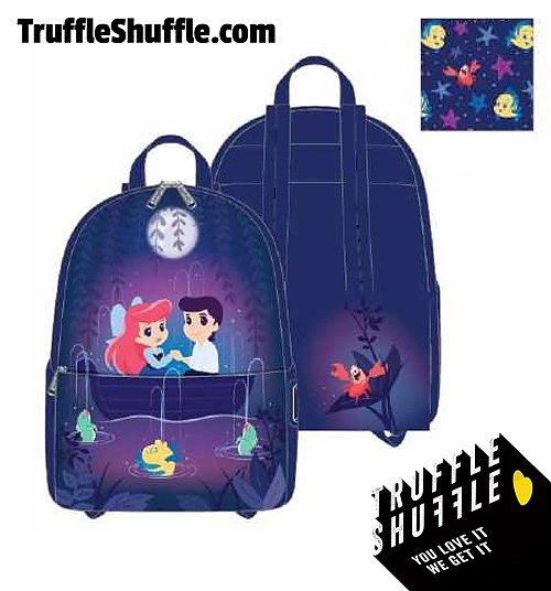 Loungefly Disney The Little Mermaid Gondola Scene Mini Backpack Loungefly Disney The Little Mermaid Gondola Scene Mini Backpack
