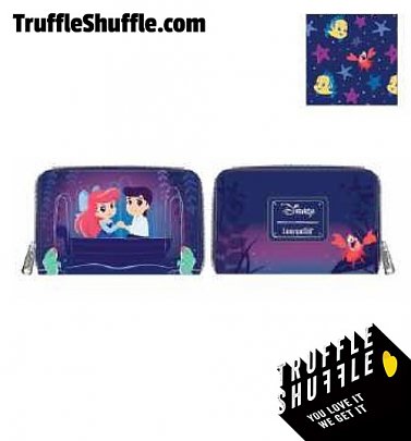 Loungefly Disney The Little Mermaid Gondola Scene Zip Around Wallet Loungefly Disney The Little Mermaid Gondola Scene Zip Around Wallet