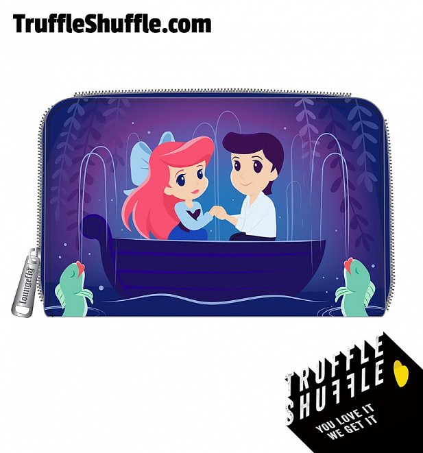 Loungefly Disney The Little Mermaid Gondola Scene Zip Around Wallet Loungefly Disney The Little Mermaid Gondola Scene Zip Around Wallet