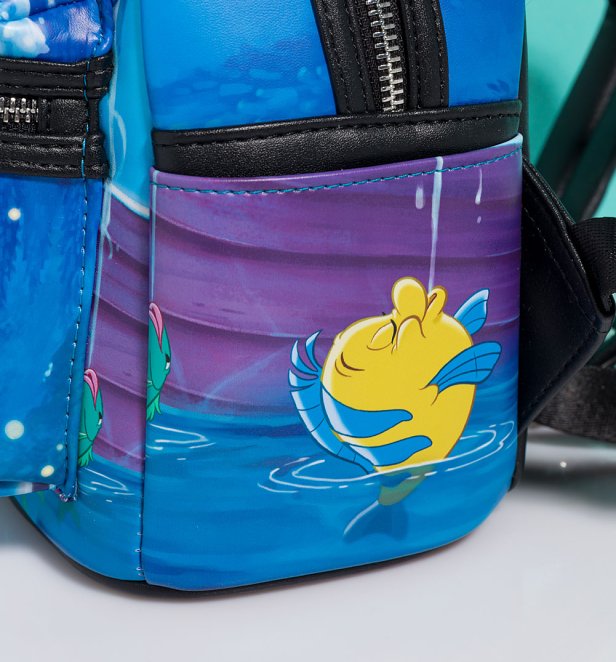Loungefly Disney The Little Mermaid Kiss The Girl Scene Mini Backpack