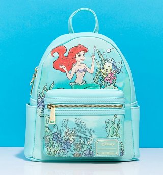 Loungefly Disney The Little Mermaid Kiss the Girl Mini Backpack Loungefly Disney The Little Mermaid Kiss the Girl Mini Backpack
