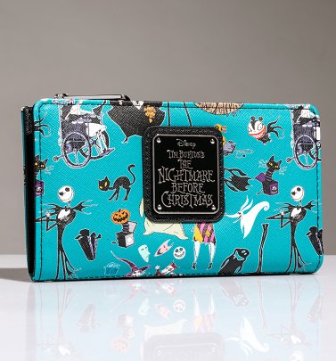 Loungefly Disney The Nightmare Before Christmas All Over Print Wallet