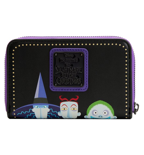 Loungefly Disney The Nightmare Before Christmas Lock Shock Barrel Zip