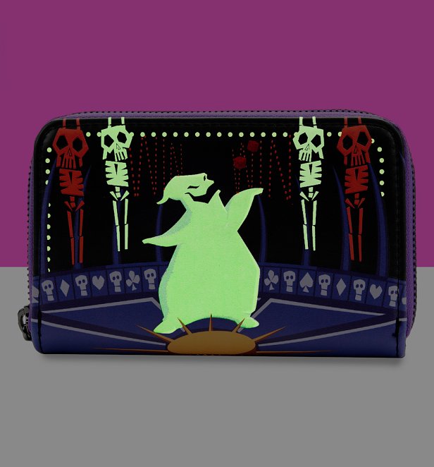 Loungefly Disney The Nightmare Before Christmas Lock Shock Barrel Zip
