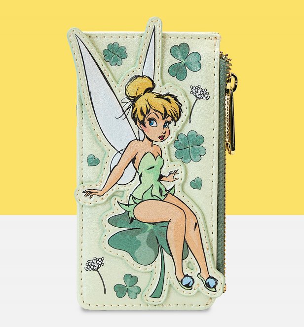 Loungefly Disney Tinker Bell 4 Leaf Clover Large Card Holder