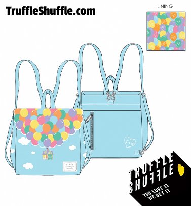 Loungefly Disney Pixar Up Balloon House Flap Mini Backpack Loungefly Disney Pixar Up Balloon House Flap Mini Backpack