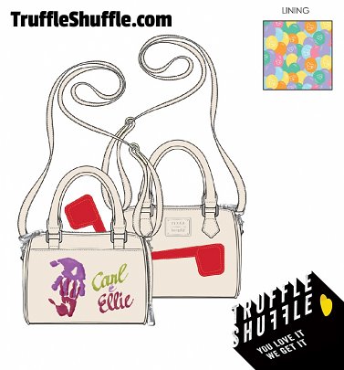 Loungefly Disney Up Carl and Ellie Mailbox Crossbody Bag Loungefly Disney Up Carl and Ellie Mailbox Crossbody Bag