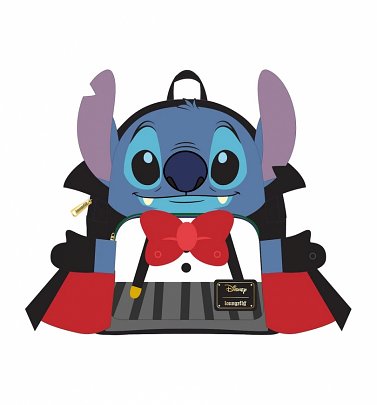 Loungefly Disney Vampire Stitch Bow Tie Mini Backpack Loungefly Disney Vampire Stitch Bow Tie Mini Backpack