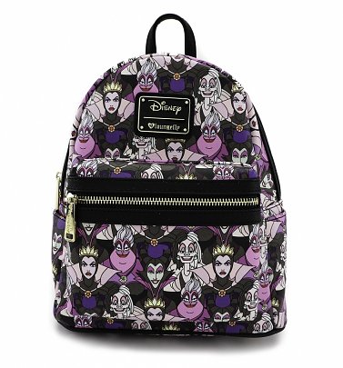Loungefly Disney Villains All Over Print Mini Backpack Loungefly Disney Villains All Over Print Mini Backpack