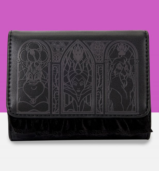 Loungefly Disney Villains Black Wallet