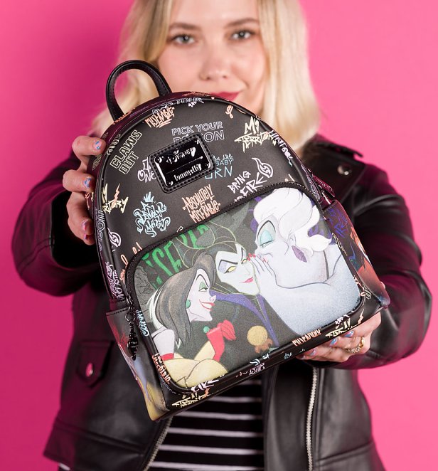 loungefly disney villains mini backpack