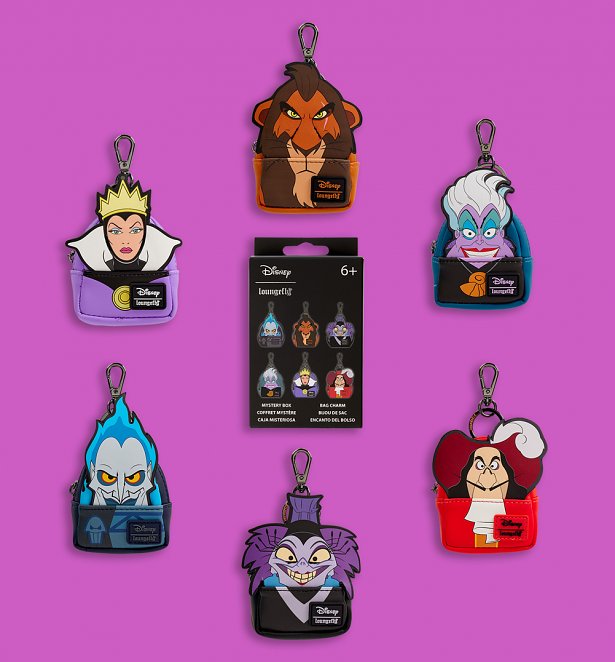 Loungefly Disney Villains Mystery Mini Backpack Bag Charm Loungefly Disney Villains Mystery Mini Backpack Bag Charm