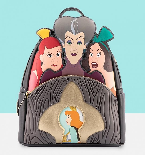 Loungefly Disney Villains Scene Evil Stepmother And Step Sisters Mini Backpack Loungefly Disney Villains Scene Evil Stepmother And Step Sisters Mini Backpack