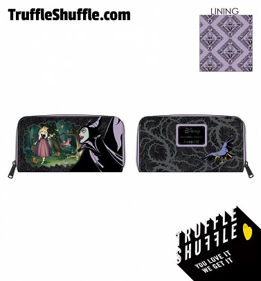 Loungefly Disney Villains Scene Maleficent Sleeping Beauty Zip Around Wallet Loungefly Disney Villains Scene Maleficent Sleeping Beauty Zip Around Wallet