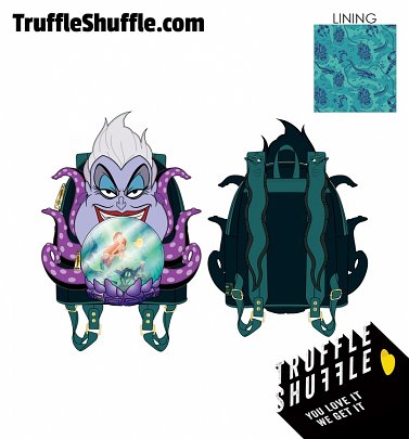 Loungefly Disney Villains Scene Ursula Crystal Ball Mini Backpack Loungefly Disney Villains Scene Ursula Crystal Ball Mini Backpack