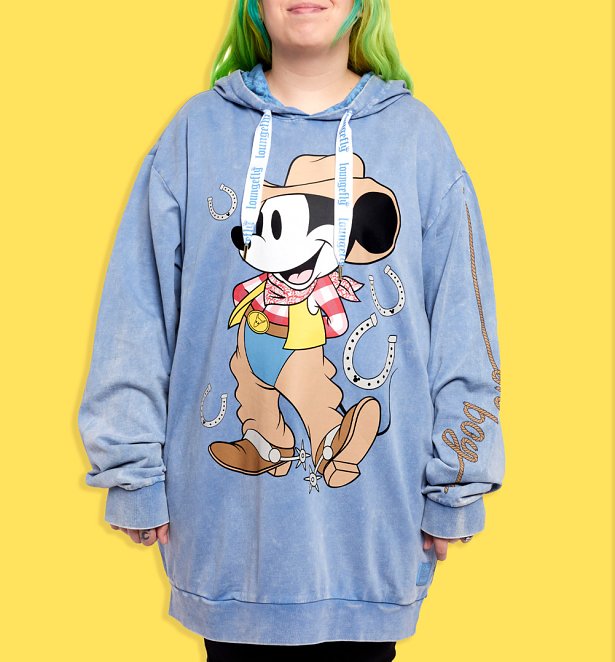 Official Disney Ladies Mickey Mouse One & Only Hoodie White Sizes S - XL