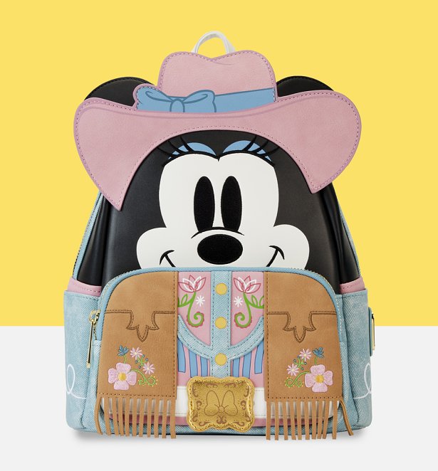 Loungefly Disney Western Minnie Mouse Cosplay Mini Backpack