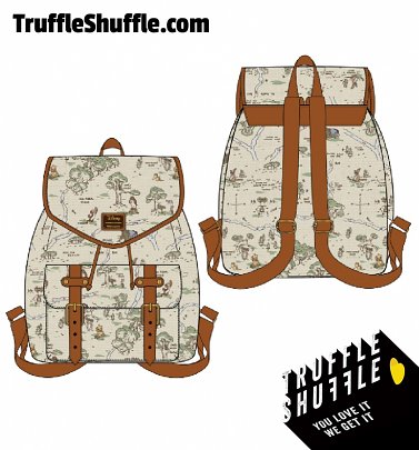 Loungefly Disney Winnie The Pooh Canvas Backpack Loungefly Disney Winnie The Pooh Canvas Backpack