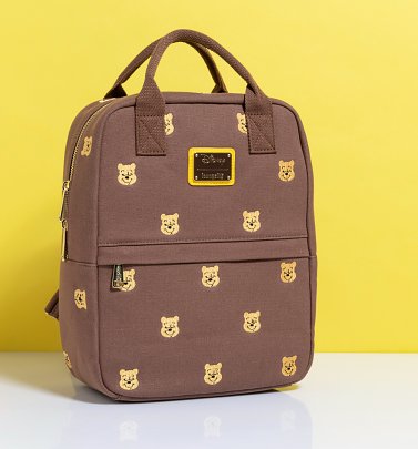 Loungefly Disney Winnie The Pooh Embroidered Canvas Backpack Loungefly Disney Winnie The Pooh Embroidered Canvas Backpack