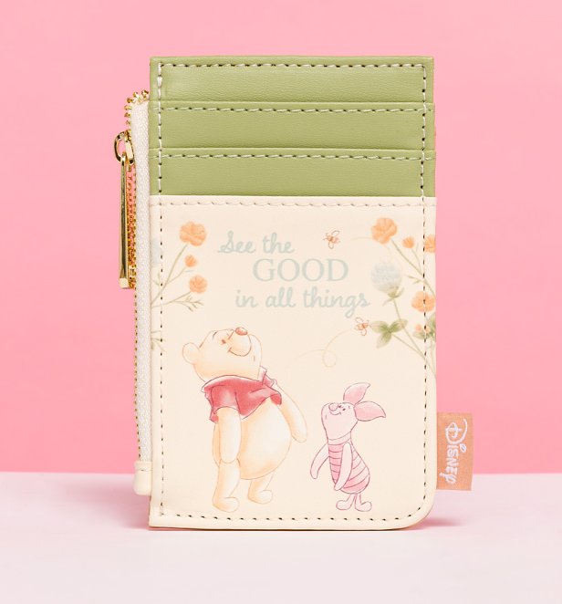 Loungefly Disney Winnie The Pooh Pastel Floral Cardholder Loungefly Disney Winnie The Pooh Pastel Floral Cardholder