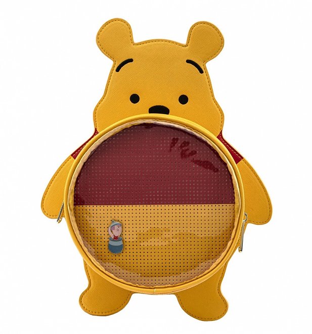 Loungefly Disney Winnie The Pooh Pin Collector Backpack Loungefly Disney Winnie The Pooh Pin Collector Backpack