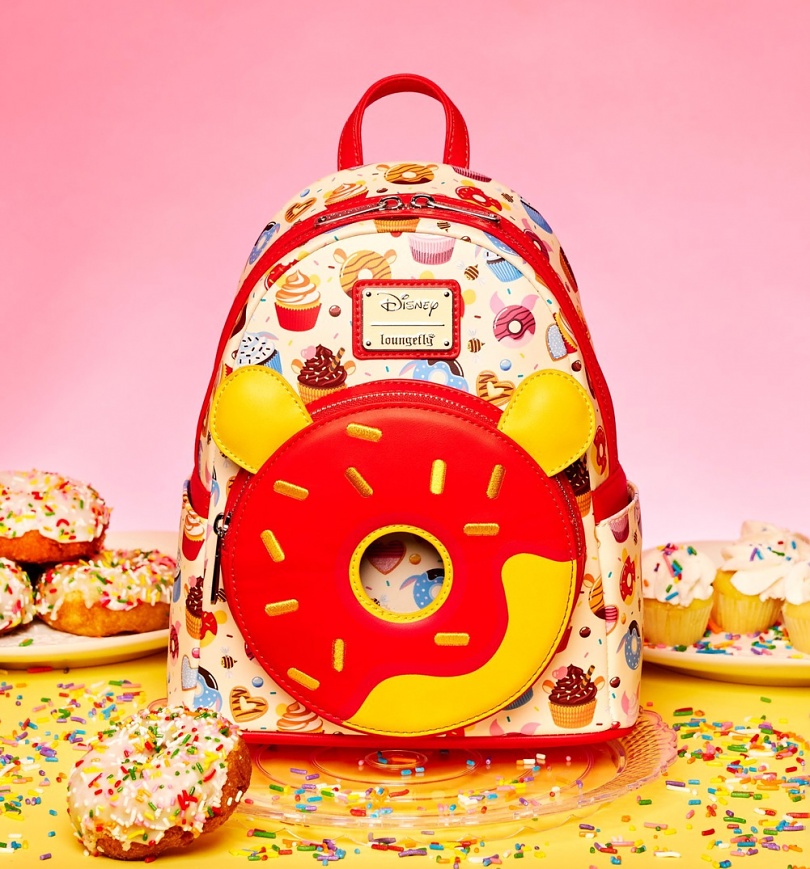 Loungefly Disney Winnie The Pooh Sweets Poohnut All Over Print Mini Backpack
