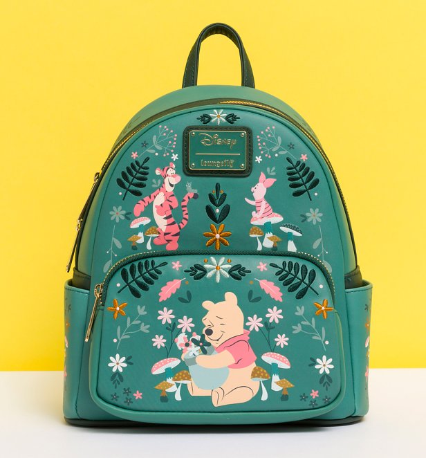 Loungefly Disney Winnie The Pooh Friends Folk Art Mini Backpack