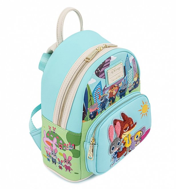 Loungefly Disney Zootopia Chibi Group Mini Backpack