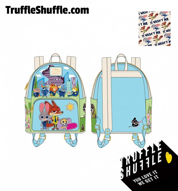 Loungefly Disney Zootopia Chibi Group Mini Backpack Loungefly Disney Zootopia Chibi Group Mini Backpack