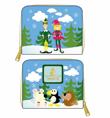 Loungefly Elf Buddy And Friends Zip Around Wallet Loungefly Elf Buddy And Friends Zip Around Wallet